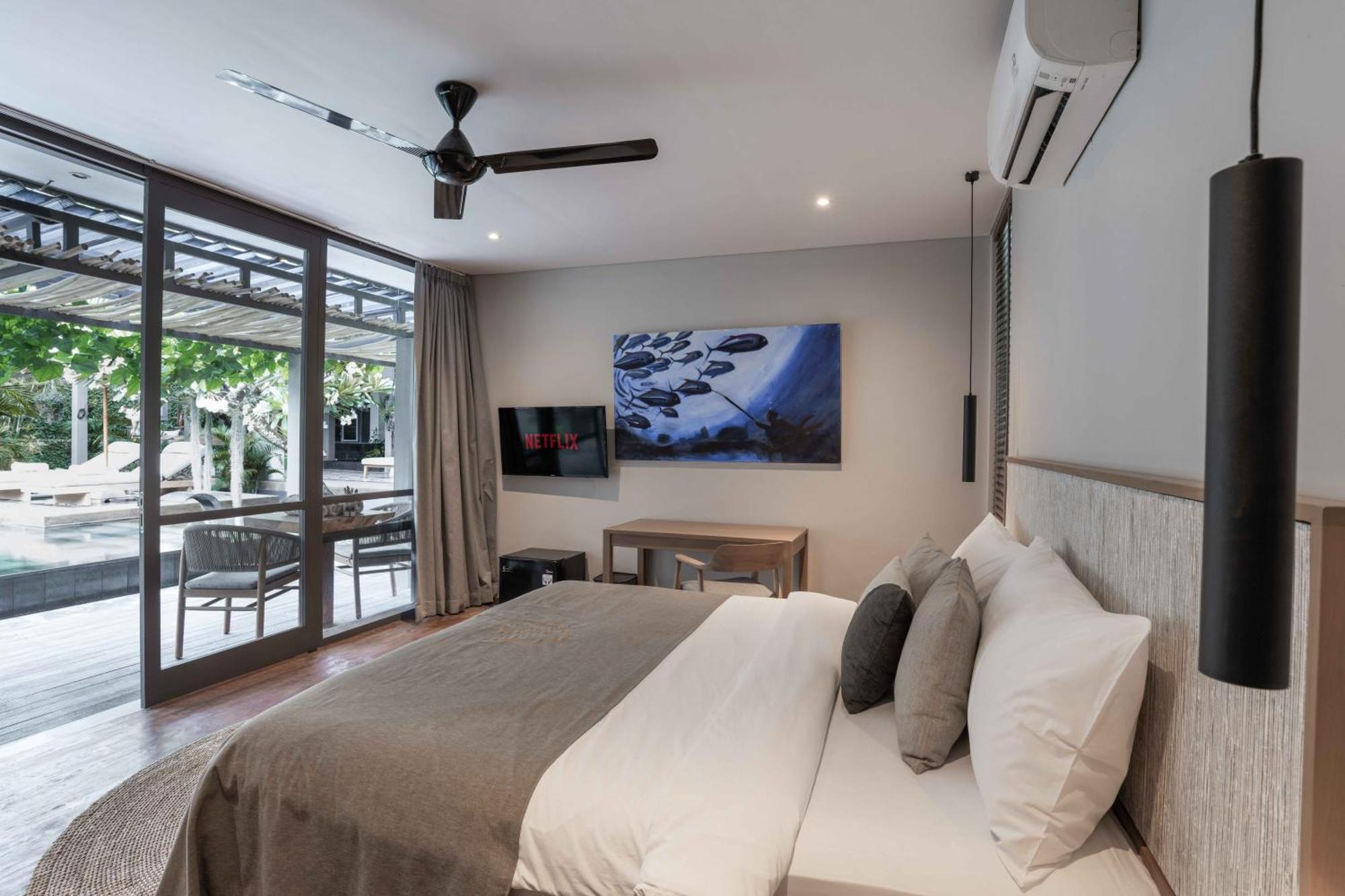 Sin Nombre Bali - Sauna, Ice Bath & Roof Terrace Canggu Rom bilde