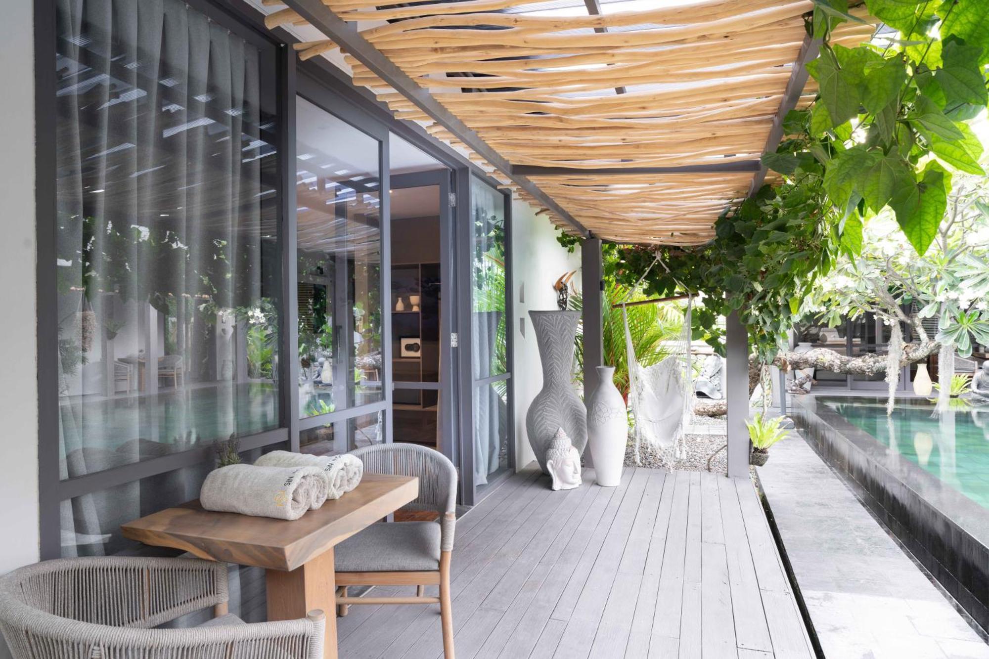 Sin Nombre Bali - Sauna, Ice Bath & Roof Terrace Canggu Rom bilde