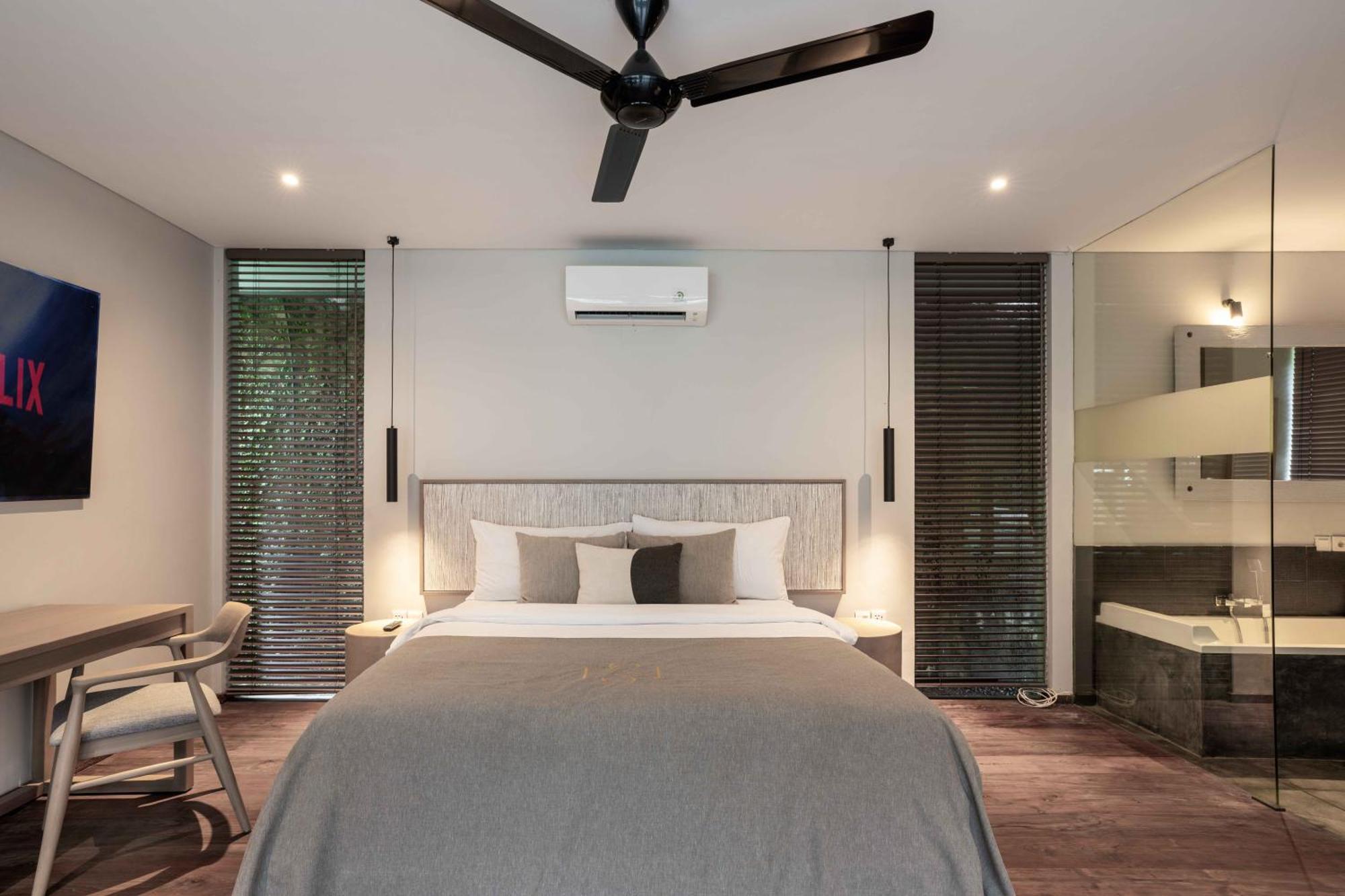 Sin Nombre Bali - Sauna, Ice Bath & Roof Terrace Canggu Rom bilde